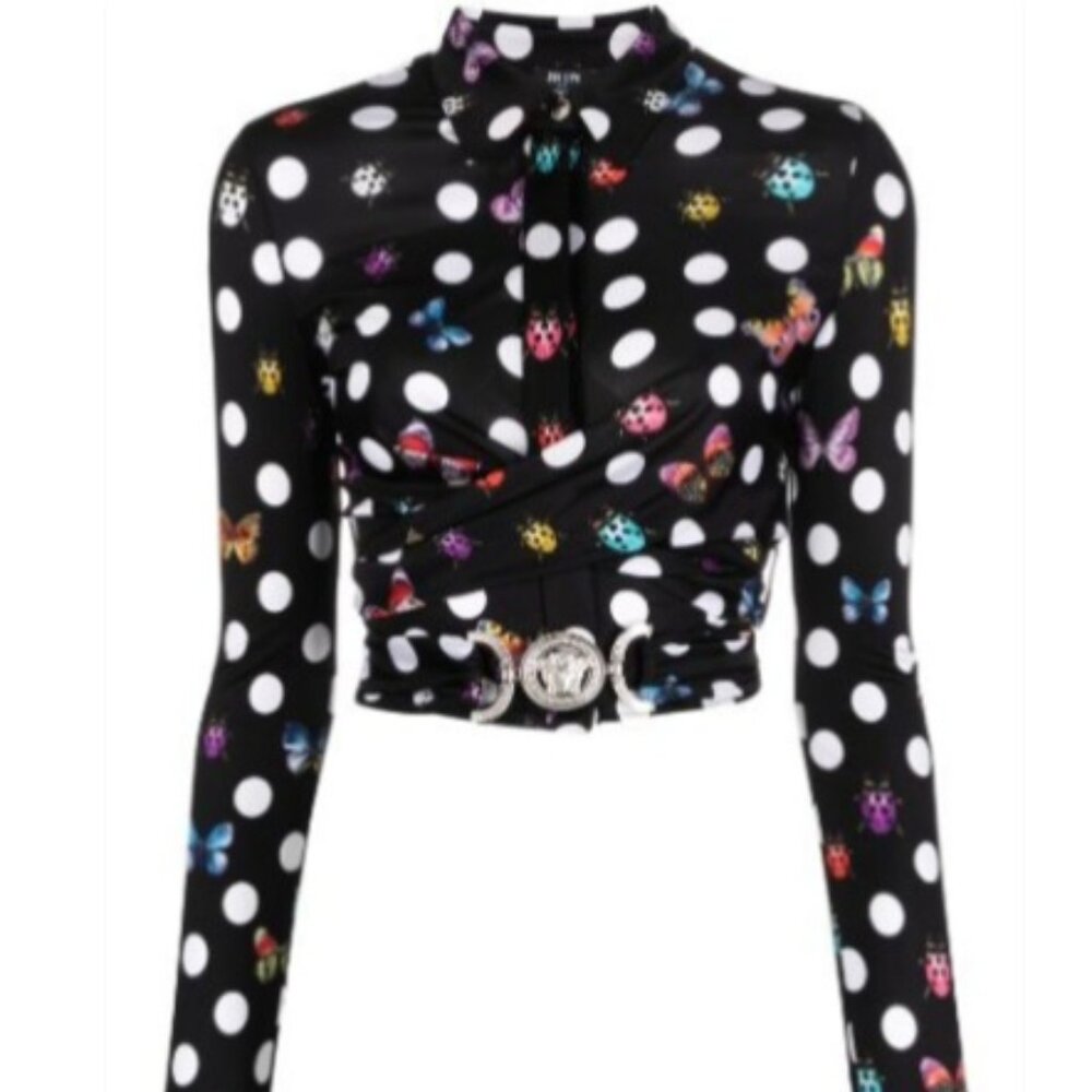 Versace tops & mini skirt